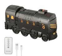 Diffusore d'aria treno, 300 ml, muto Humidifier Train con 2 LED di colore 2 modalità di spruzzo, dura 12 ore, diffusore di aromi, può essere utilizzato come umidificatore a nebbia fredda