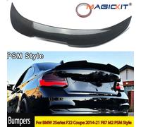 Diffusore del labbro dello spoiler del bagagliaio posteriore in fibra di carbonio per BMW F22 Serie 2 Coupé e F87 M2 2014-2021 Parte di ricambio