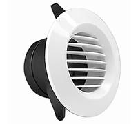 Diffusore Di Alimentazione Dell'Aria, La Circolazione Aria Su Soffitto O Parete, Rotondo Soffit Vent, Coperture Per Prese D'Aria A Persiana Dritta(100mm)