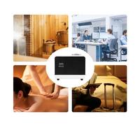 Diffusore di Aromaterapia Intelligente da 800ml, Portata di 3000mÂ³, da Parete, 14W, Bianco/Nero