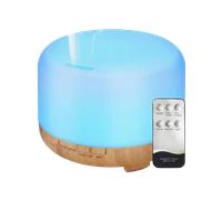 Diffusore di Aromi a Ultrasuoni 500ml - Effetto Legno & Luci LED