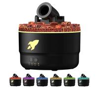 Diffusore di aromi con cannoni LED, umidificatore ad aria Cannon Diffusore ad ultrasuoni per oli essenziali, nebulizzatore ad aria fresco, umidificatore ad aromaterapia con timer, spegnimento