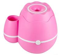 Diffusore di aromi da 300 ml, stile vaso, per umidificatore a nebbia, silenzioso, macchina elettrica per yoga, spa, cameretta dei bambini (rosa)