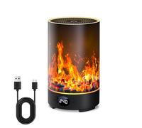 Diffusore di aromi per aromaterapia, 200 ml, con luce di respirazione RGB e motivo IML, 4 modalità di letame intelligente + protezione automatica a secco, 7 colori solidi per casa, sonno, yoga