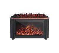 Diffusore di aromi per camino - Umidificatore antincendio | Diffusore d'aria di fiamma, umidificatore silenzioso ad ultrasuoni da 160 ml con 7 colori di fiamma | Diffusori di olio per camino per