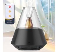 Diffusore di aromi per oli essenziali: WIYETY Diffusore di aromi intelligente, umidificatore ad ultrasuoni con luce LED e telecomando, capacità 150 ml per camera da letto, ufficio, soggiorno