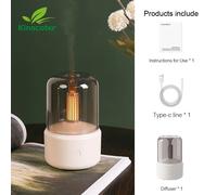 Diffusore Di Aromi Portatile USB Umidificatore Aria Olio Essenziale Luce