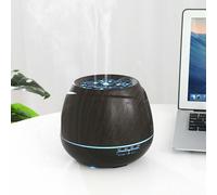 DIFFUSORE DI AROMI UMIDIFICATORE AROMATERAPIA OLI ESSENZIALI 7 COLORI LED 500ML