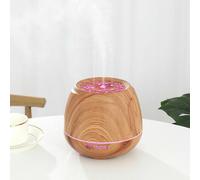 DIFFUSORE DI AROMI UMIDIFICATORE AROMATERAPIA OLI ESSENZIALI 7 COLORI LED 500ML