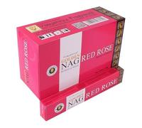 Diffusore di bastoncini di incenso Vijayshree Golden Masala Agarbatti Red Ros...