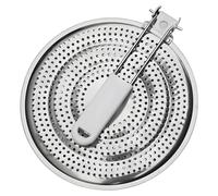 Diffusore di calore per fornello elettrico, multiuso, protezione della fiamma, per fornelli a gas, conduttore di calore portatile con manico, inserto per piano cottura per esterni, campeggio, cucina
