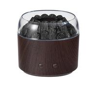 Diffusore di di - Umidificatore a olio effetto fiamma, luce calda e realistica, dispositivo di aromaterapia silenzioso e rilassante per bagno, aula, bure