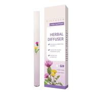 Diffusore di erbe, deodorante portatile atomizzante, inalatore con verbasco, timo, menta, guaranà, tè verde, per la pulizia dei polmoni e il supporto respiratorio, 1 pezzo
