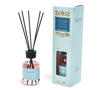 Diffusore di essenza "Linea gold" con bacchetti in cotone profumatore per ambienti da 250 ml (Peonia)