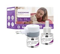 Diffusore Di Feromoni Per Lenire i Gatti | Diffusore A Effetto Prolungato Per Gatto,Soluzione Anti-Stress Per Gattino D'interno Aiuta A Ridurre Stress