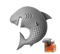 Diffusore di foglie sfuse - infusore per tè di squalo, diffusore di foglie sfuse di alimentare | Gabande di temperatura vasta, simpatico filtro per tè a forma di animale divertente, colino a t