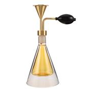 Diffusore di Fragranze in Vetro Pompa Manuale in Ottone 2.0mm, Fiaschetta per Campionamento di Oli Essenziali, Bottiglia Espositiva per Spa e Aromaterapia, Conservazione Profumi