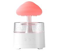 Diffusore di funghi Creatore di nebbia a goccia di pioggia - Umidificatore Nuvola Premium Gocce d'acqua per riunioni di famiglia Viaggio Lettura Yoga Silenzioso Ultrasuoni 7 colori LED Luce notturna