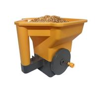 Diffusore di letame portatile - Piccola seminatrice regolabile a manovella | Diffusore per prato | Albero da cortile di neve Driveway ATV agricoltura agricola edificio commerciale, 22,5 x 21 x 24 cm