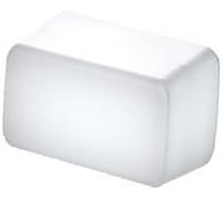 Diffusore di luce rimbalzante flash per fotocamera in silicone per Godox | Diffusore per Godox V480 leggero, silicone, morbido, fotografia