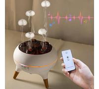 Diffusore di meduse Umidificatore per camera da letto, Bianco Rumore Slient Cool Mist Umidificatore per Home Baby, 250 Ml Simula Un Vulcano Diffusore di Olio Essenziale, 7 Colori LED Portatile