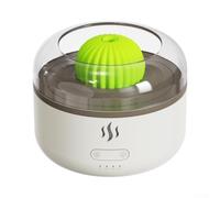 Diffusore di oli essenziali, 160 ml, con telecomando e 7 luci colorate, umidificatore silenzioso per camera da letto e sonno, alimentato tramite USB, piccolo profumatore 12 x 12 cm (B)