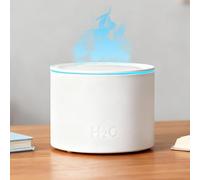 Diffusore di Oli Essenziali,160ML Diffusore di Oli Essenziali Ultrasuoni con 7 Luci LED, Umidificatore Ultrasonico, Aromaterapia Elettrico Profumatore, per Casa e Ufficio Camera da Letto Sala(Bianco)