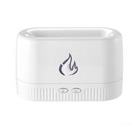 Diffusore di oli essenziali con design retrò, funzionamento silenzioso, capacità 200 ml per nebbia estesa, spegnimento automatico per la sicurezza in casa o in ufficio (bianco)