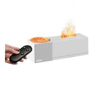 Diffusore di oli essenziali con proiezione onde del mare, 150 ml, diffusore di aromi con timer 2/4/6 ore, 7 colori luce e telecomando, umidificatore per casa, ufficio, camera da letto (Bianco)