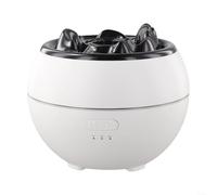Diffusore di oli essenziali con un aspetto unico di fiamma, dotato di un generoso serbatoio da 360 ml e sette scelte di luce ambientale (bianco)
