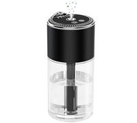 Diffusore di oli essenziali, deodorante per auto, diffusore per aromaterapia, per casa, camera da letto, auto, ufficio, scrivania, con luce cielo stellato, capacità 250 ml (nero)