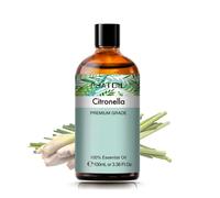Diffusore di oli essenziali di citronella da 100 ml, lavanda naturale pura, eucalipto, vaniglia, menta piperita, basilico, albero del tè, chiodi di olio aromatico Cinnamon