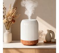 Diffusore di Oli Essenziali, Diffusore Oli Essenziali Nebulizzatore con Luce a 7 Colori，Umidificatore Ambiente Oli Essenziali Protezione da Interruzione di Corrente（250ml)