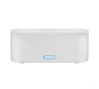 Diffusore di oli essenziali effetto fiamma a 7 colori, umidificatore a nebbia fredda da 150 ml per casa, camera da letto, ufficio con timer, spegnimento automatico, per Ultra-Q (nero)