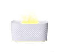 Diffusore di oli essenziali funzionale dotato di caratteristiche di sicurezza, tra cui funzionalità di spegnimento automatico e opzioni di illuminazione ambientale colorata (bianco)