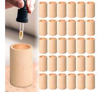 Diffusore di Oli Essenziali in Legno di Faggio - Set 30 Pezzi con Pietra Profumata per Aromi