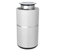 Diffusore di oli essenziali per auto, senza acqua, con funzione atomizzante, silenzioso e design in metallo, per aromaterapia in veicoli o piccole stanze (argento)