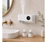Diffusore di Oli Essenziali Senza Acqua con Sensore di Movimento, Luce Notturna e Timer, Uso da Tavolo o a Parete, Diffusore Profumo Ambiente con 80ml Deodorante per Bagno Camera Soggiorno Corridoio