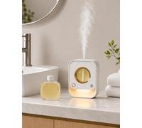Diffusore di Oli Essenziali Senza Acqua Murale e da Tavolo con Sensore di Movimento, Luce Notturna e Timer, Diffusore Profumo Ambiente con 50ml Deodorante per Bagno, Camera, Soggiorno (Arancia)