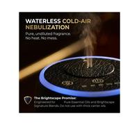 Diffusore di Oli Essenziali Senza Acqua, Nebulizzatore per Aromaterapia, Senza Acqua e Senza Calore, per Scrivania e Auto, Luce RGB Obsidian.
