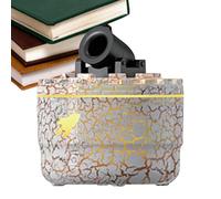 Diffusore di oli per aromaterapia, umidificatore silenzioso per cucina, dormitorio con funzione rinfrescante, diffusore decorativo in stile vulcano per interni, finitura in resina, scatola