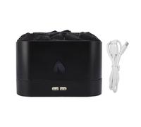 Diffusore di Olio Essenziale di Fiamma, Diffusore Elettrico Decorativo da Tavolo Diffusore di Fiamma Classico per Ufficio Domestico in Camera da Letto (Stile 2)