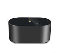 Diffusore di olio essenziale senza acqua, fragranza a lunga durata, a basso rumore, tecnologia di nebbia con purificatore d'aria per casa, camera da letto, ufficio, spa, batteria 2000 mAh, USB (nero)
