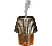 Diffusore di olio eterico, umidificatore con luce calda, aromaterapia, nebulizzatore compatto per scrivania e camera da letto, funzionamento silenzioso con spegnimento automatico, per mini modello (K)