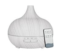 Diffusore di olio per aromaterapia illuminato - Umidificatore a ultrasuoni da 550 ml con telecomando, funzionamento silenzioso, regolabile, ricarica USB | per profumare la casa,