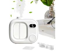 Diffusore di olio senz'acqua, funzionamento a batteria, diffusione a 360° | Regolazione della nebbia a 5 modalità, design senz'acqua, compatto per camera da letto, bagno, hotel, auto