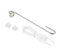 Diffusore di ossigeno a forma di U in acciaio inossidabile 304 per acquari, atomizzatore CO2 per vasche da pesce, raffinatore d’aria esterno con finitura a specchio e alto tasso di (Specchio in