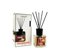 Diffusore di Profumo a Bastoncini 100 ml. Cubo "Camomilla Torino" Italy (arancia e cannella)