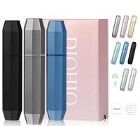 Diffusore di profumo da viaggio, 5 ml, ricaricabile, mini bottiglia di profumo da viaggio, nero (nero grigio blu)
