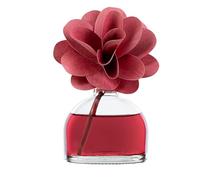 MUHA' | Profumatore per ambienti Flower Diffuser, Fragranza Arancio e Cannella, Diffusore Ambiente con Fiore in Legno di Betulla, Formato da 200 ml